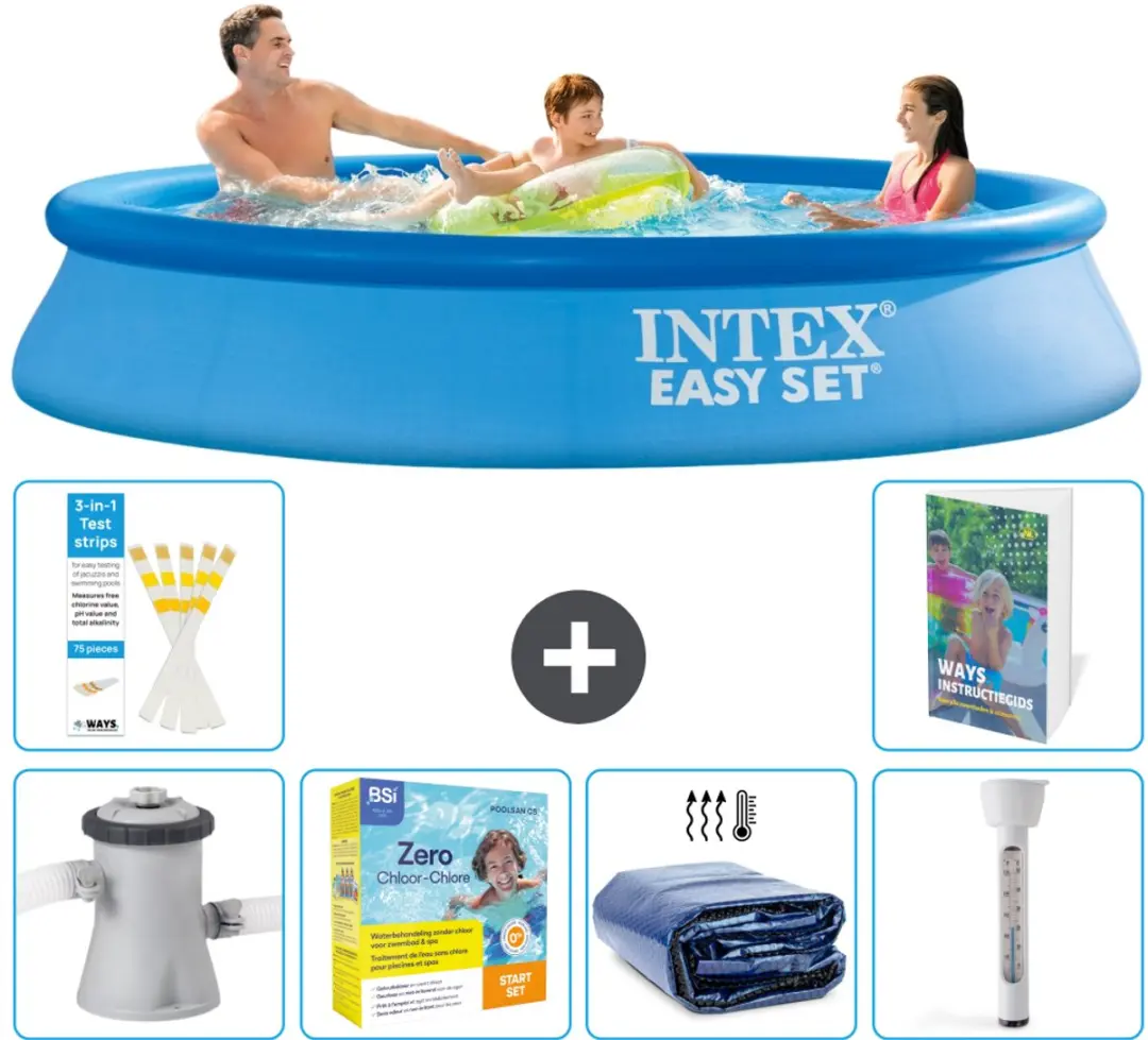 Intex Easy Set Zwembad 305cm Blauw