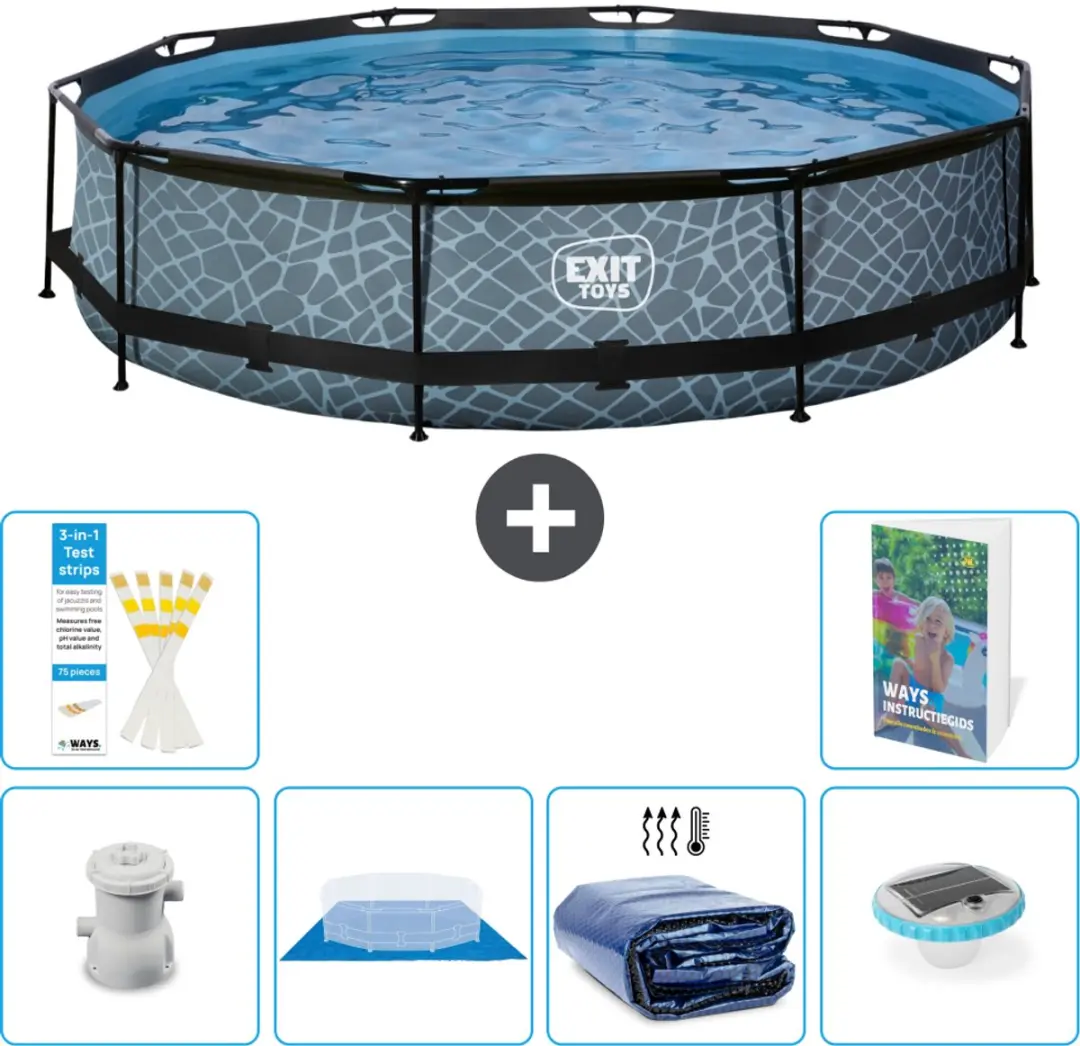 EXIT Toys Rond Zwembad 360x76cm