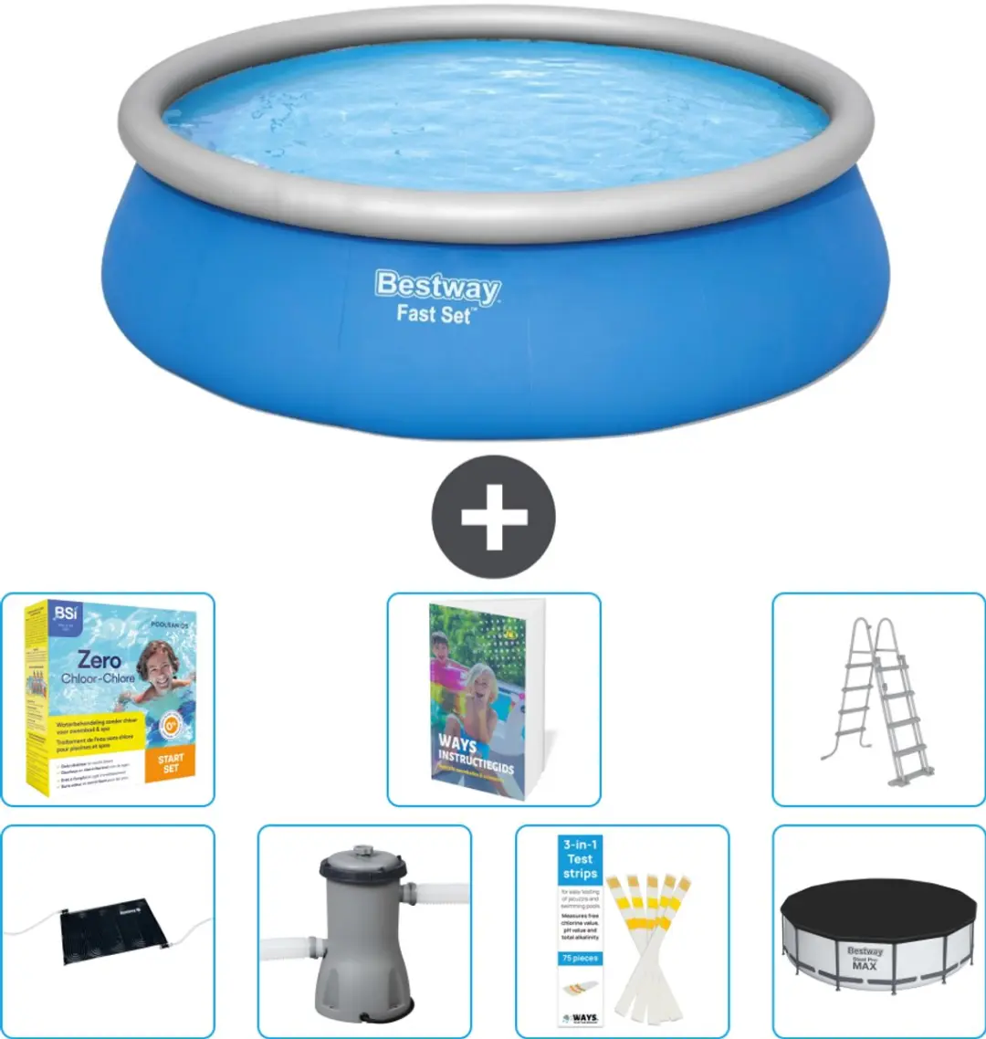 Bestway Fast Set Zwembad 457x122cm