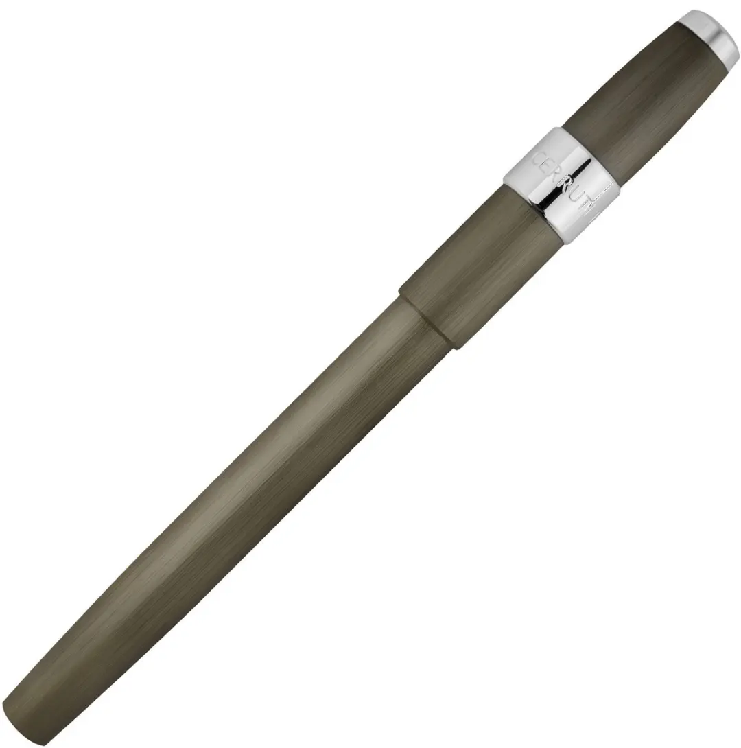 Nino Cerruti Pen Block Brushed - Chrome