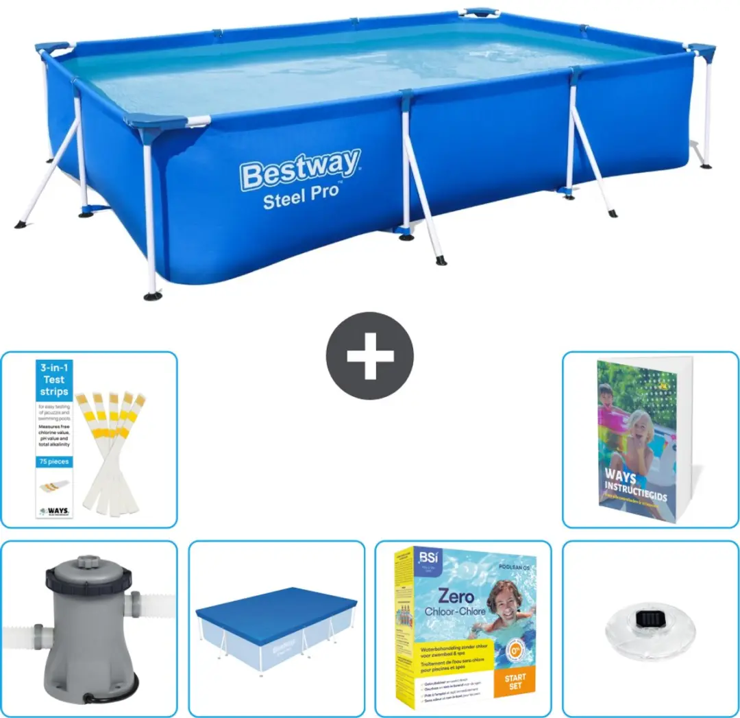 Bestway Steel Pro Zwembad 300x201x66cm