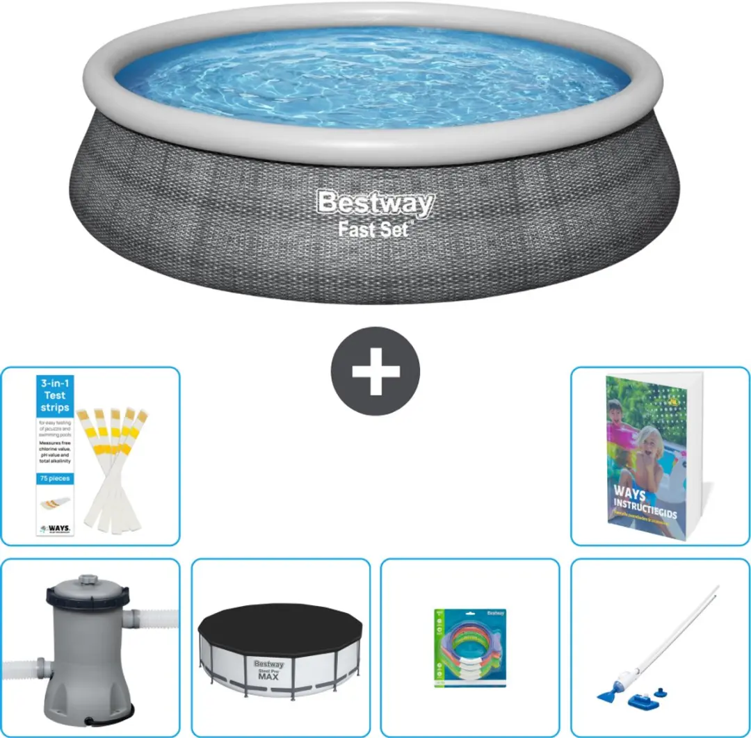 Bestway Rond Zwembad Fast Set 457cm