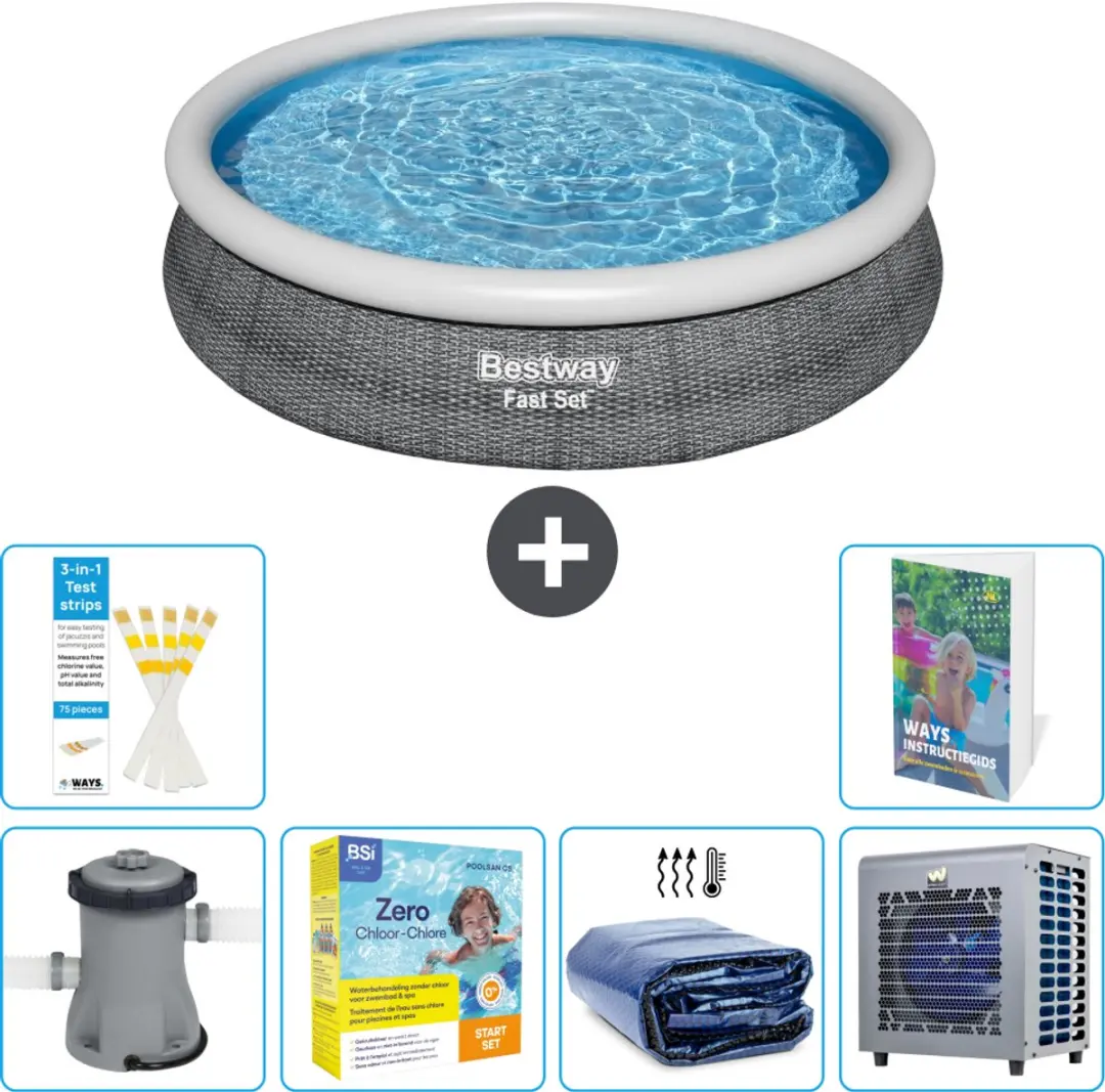 Bestway Fast Set Zwembad 366x76cm