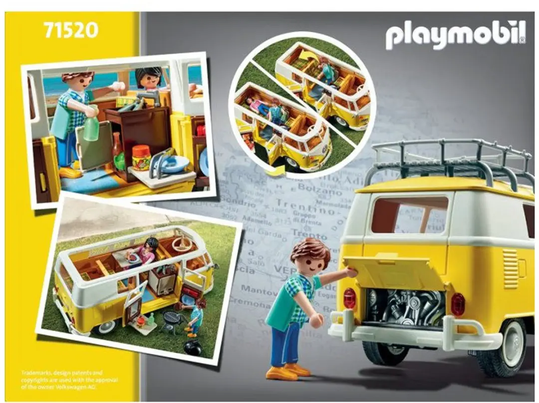 Playmobil 71520 Volkswagen T1 Combi Classic - 77-delig - Geel