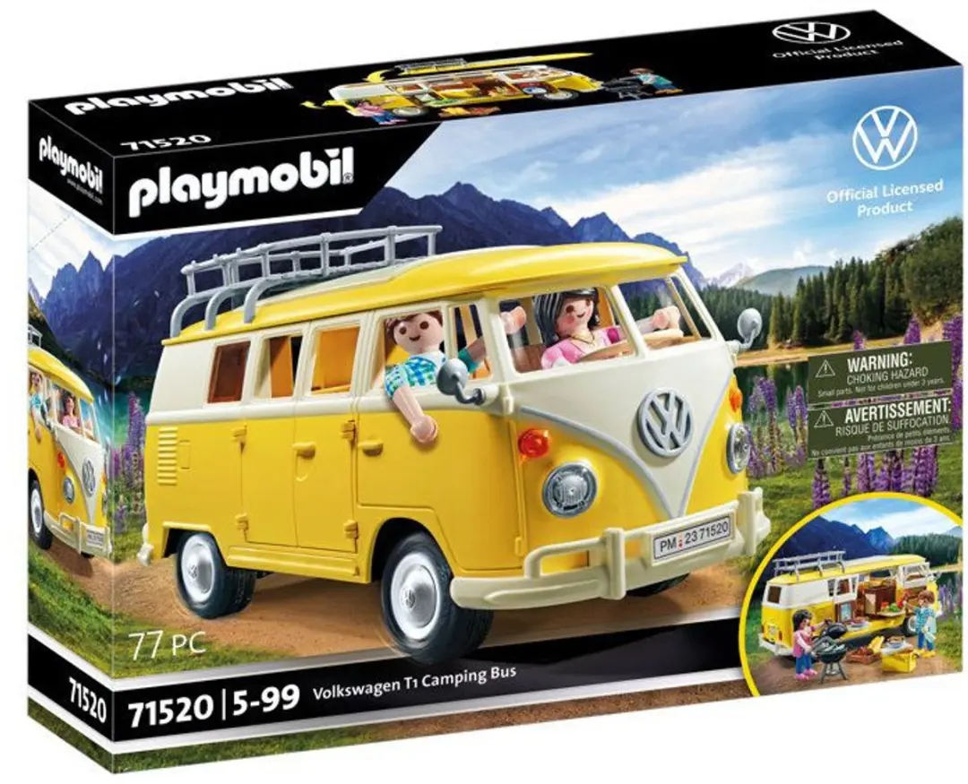 Playmobil 71520 Volkswagen T1 Combi Classic - 77-delig - Geel