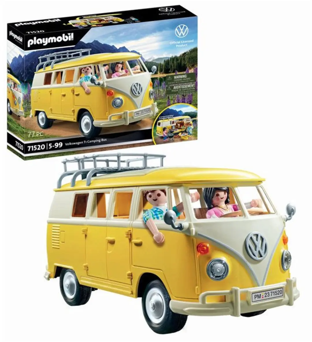 Playmobil 71520 Volkswagen T1 Combi Classic - 77-delig - Geel