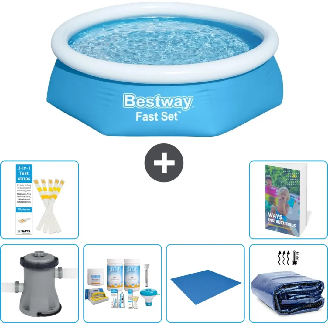 Bestway Fast Set Rond Zwembad 244cm