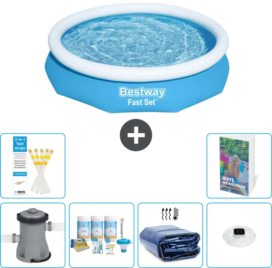 Bestway Fast Set Opblaaszwembad 305x66cm