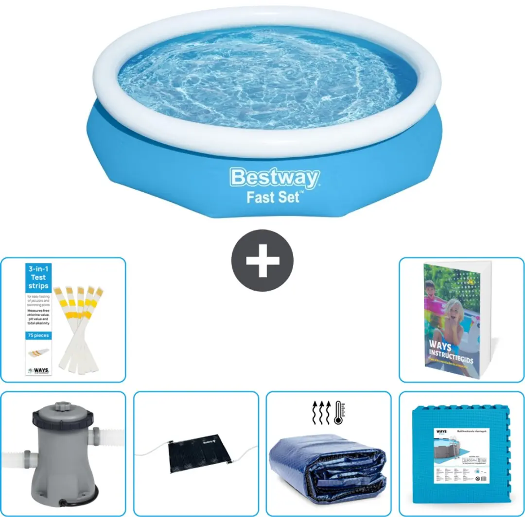 Bestway Fast Set Rond Zwembad 305x66cm