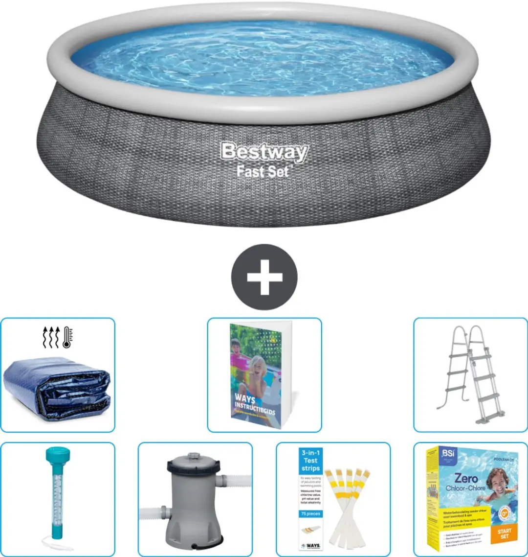 Bestway Fast Set Zwembad 457cm