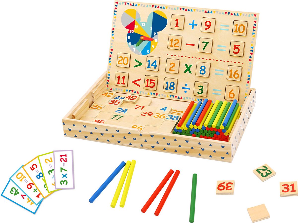 Disney Leerdoos Mickey Mouse Junior 31 Cm Naturel Hout 226-delig