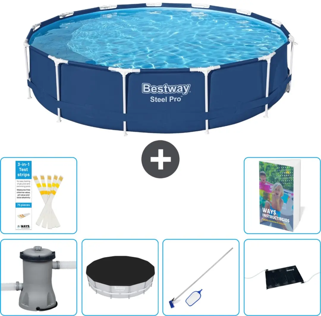 Bestway Steel Pro Zwembad 396x84cm
