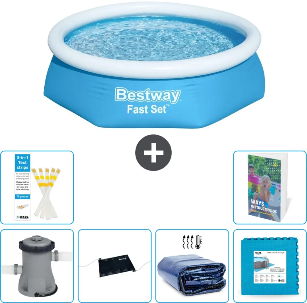 Bestway Fast Set Rond Zwembad 244cm