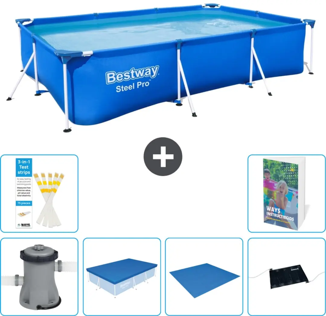 Bestway Steel Pro Zwembad 300x201x66cm
