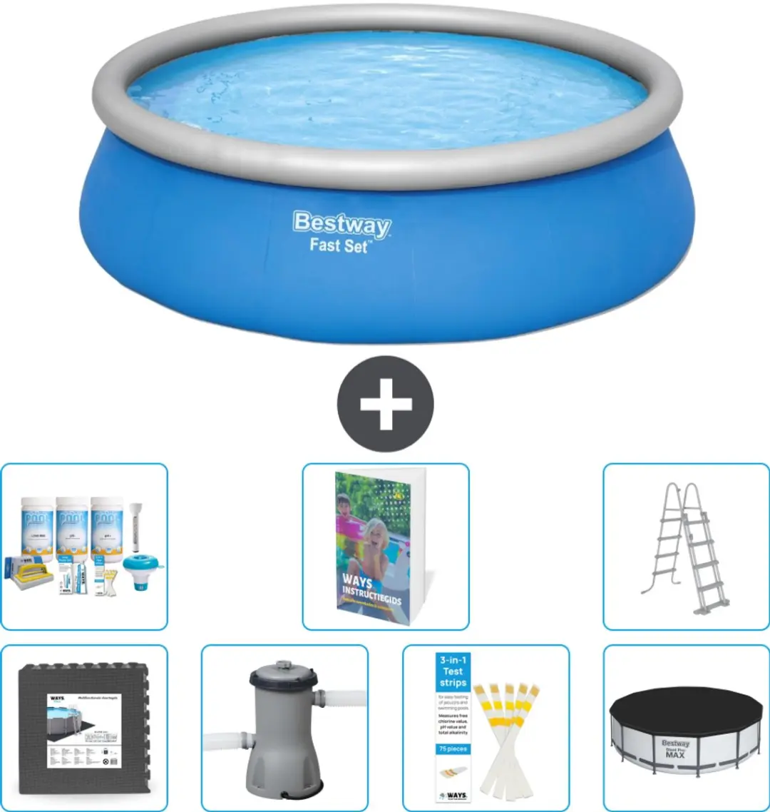 Bestway Fast Set Zwembad 457x122cm