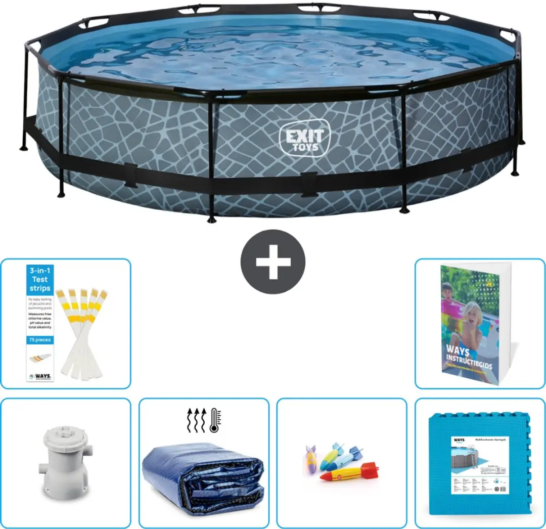 EXIT Toys Rond Zwembad 360x76cm