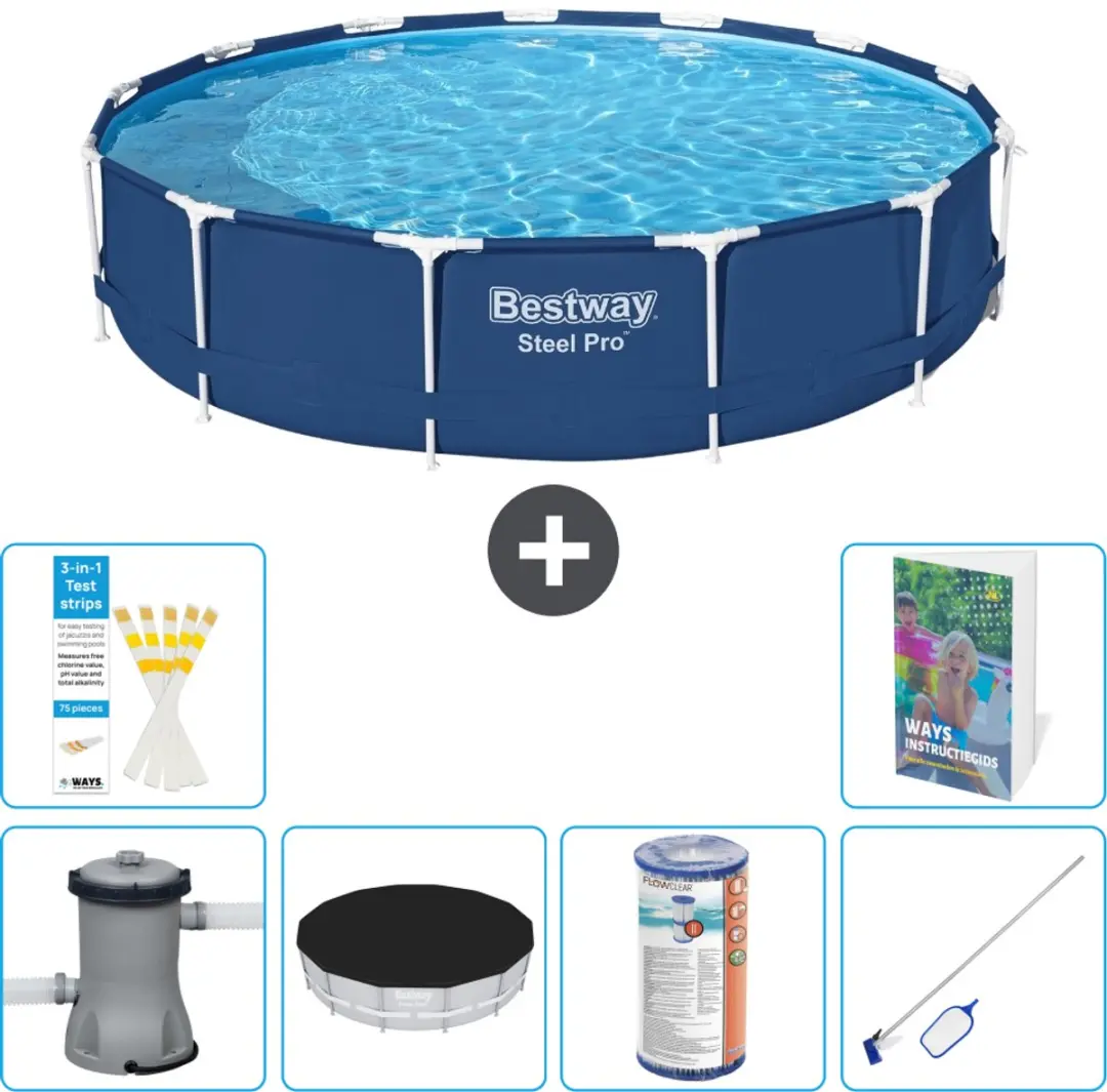 Bestway Steel Pro Zwembad 396x84cm