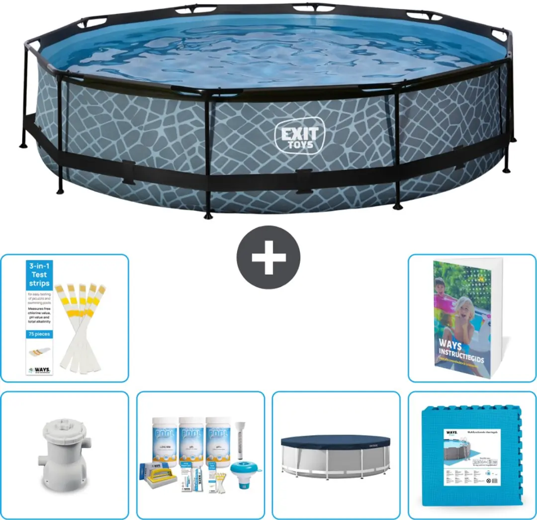 EXIT Toys Rond Zwembad 360x76cm