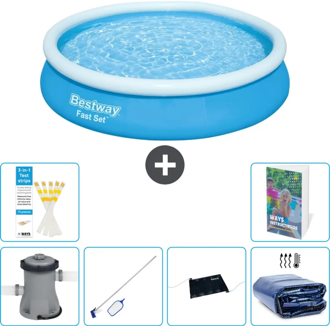 Bestway Fast Set Rond Zwembad 366x76cm