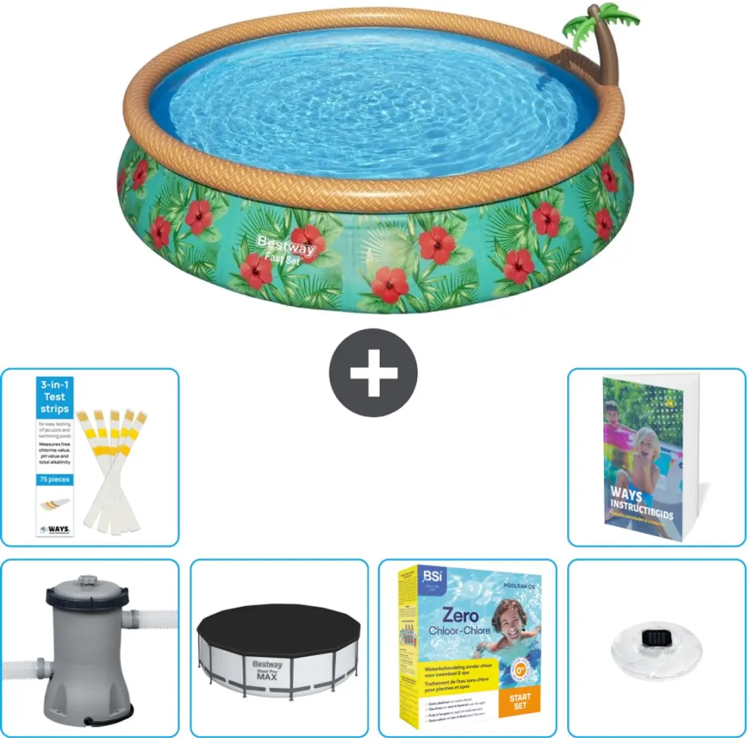 Bestway Paradijsprint Zwembad 457cm