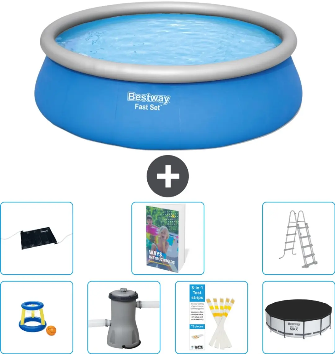 Bestway Fast Set Zwembad 457x122cm