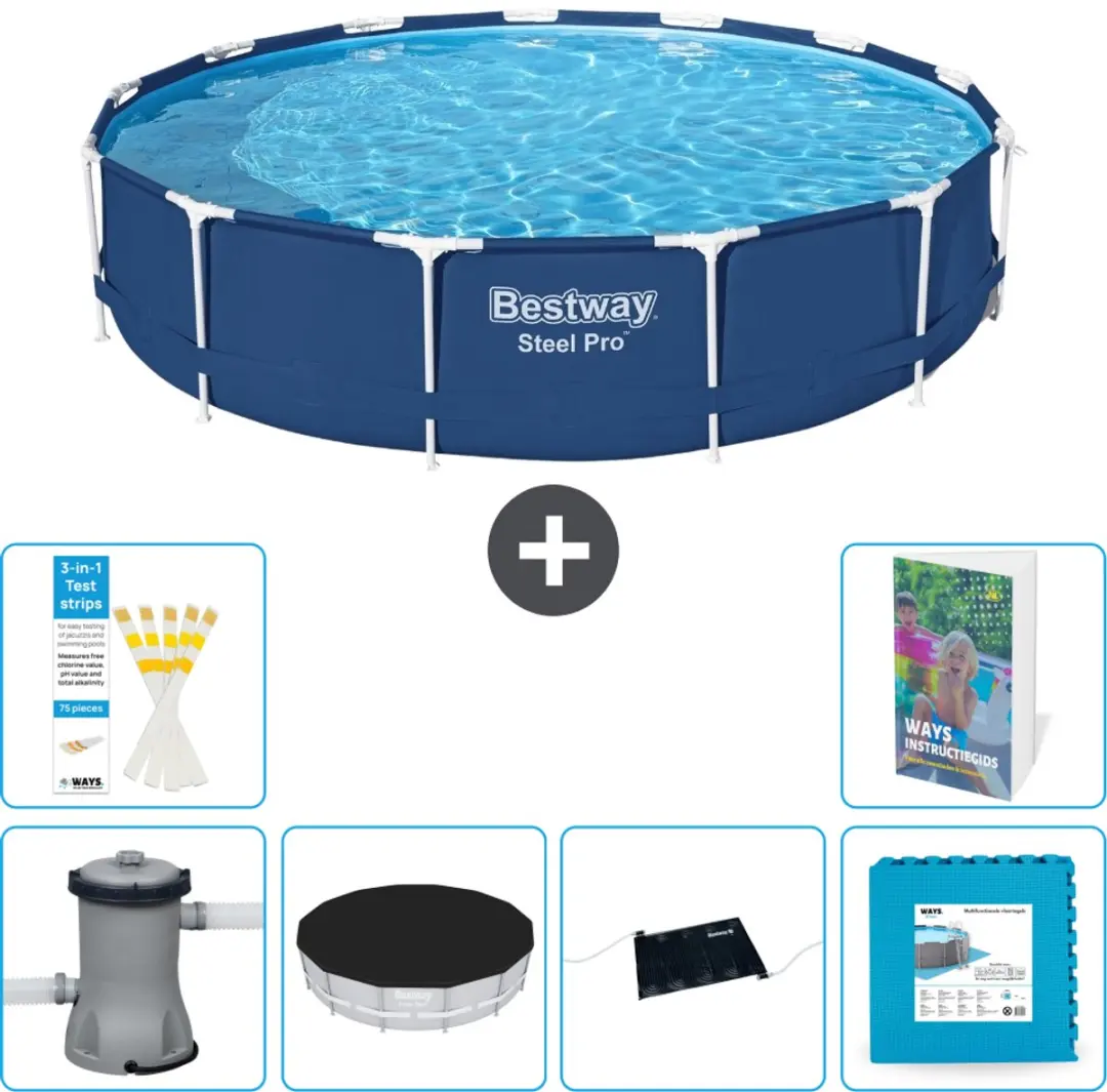 Bestway Steel Pro Zwembad 396x84cm