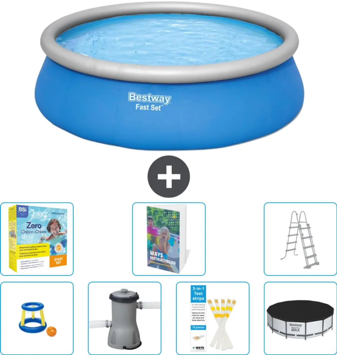 Bestway Fast Set Zwembad 457x122cm