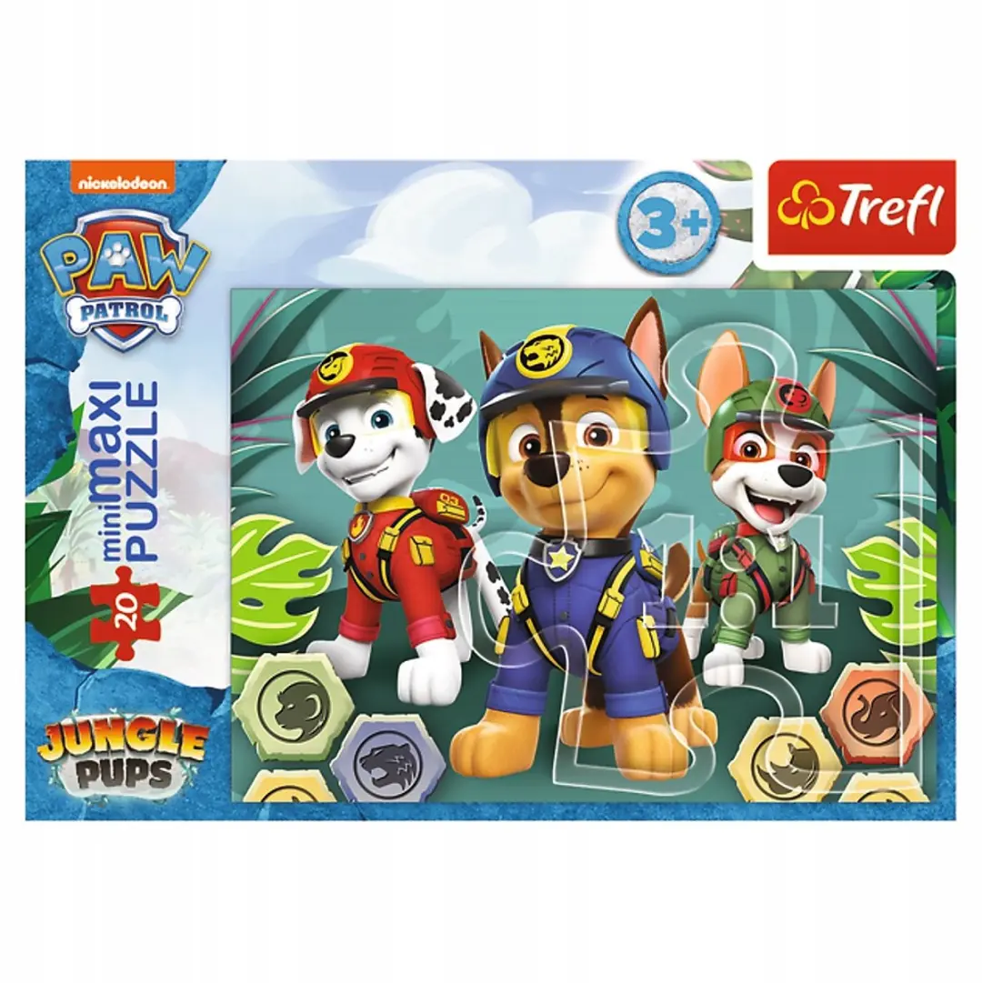 Trefl Paw Patrol Mini Maxi Puzzel 20 Stuks - Multi