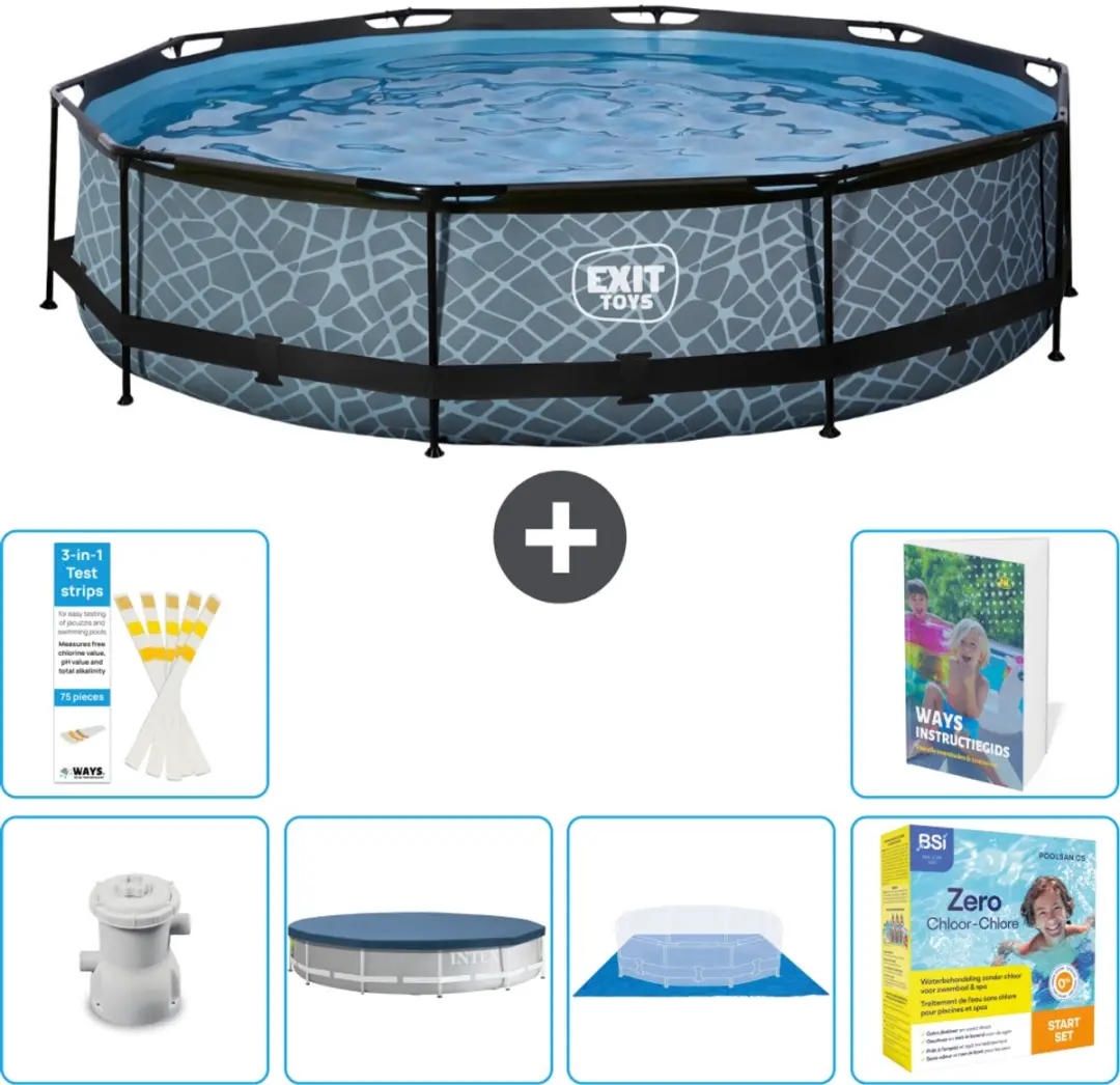 EXIT Toys Rond Zwembad 360x76cm