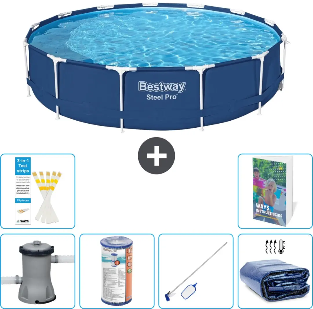 Bestway Steel Pro Zwembad 396x84cm