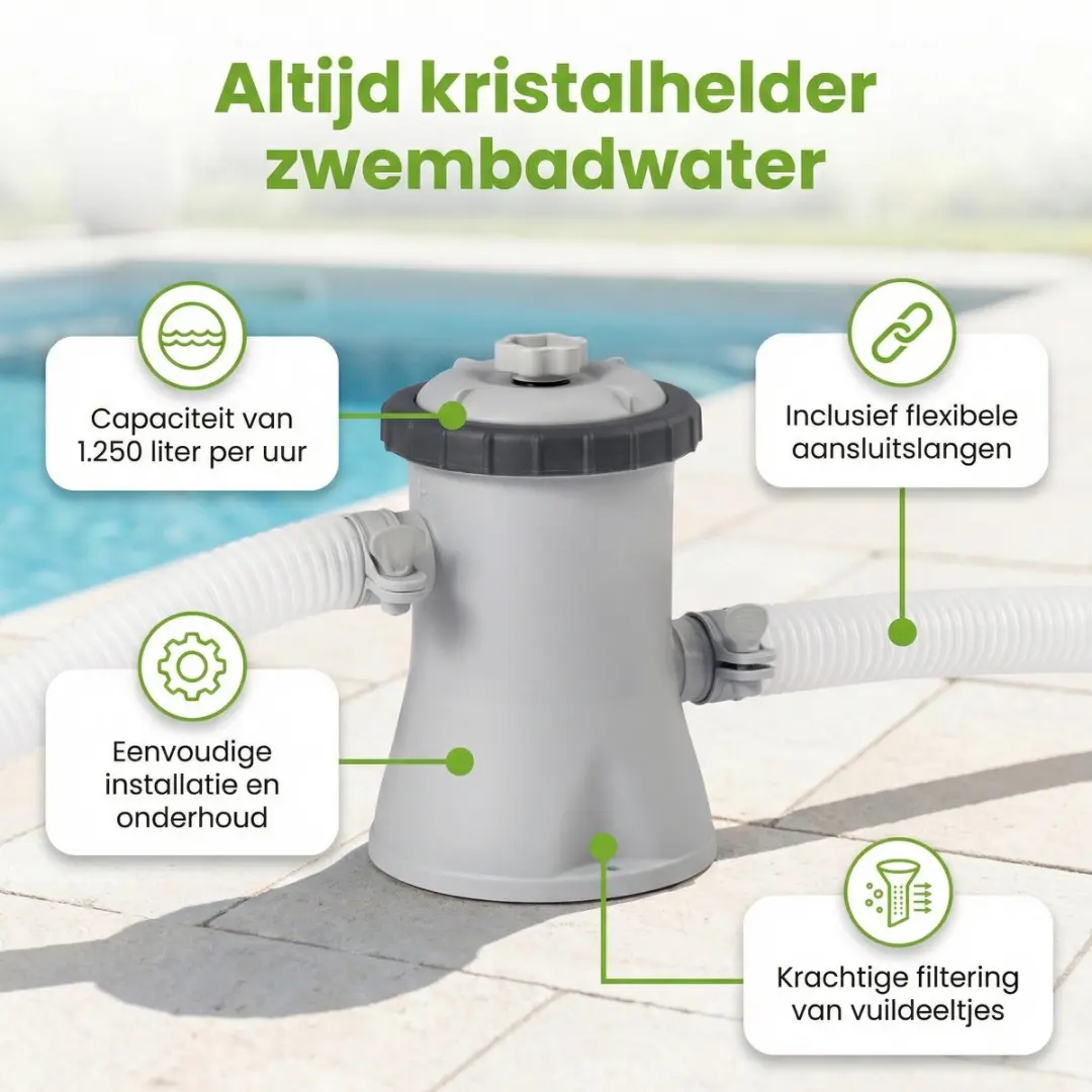 Intex Easy Set Zwembad 305cm x 61cm - Blauw - 7-delig