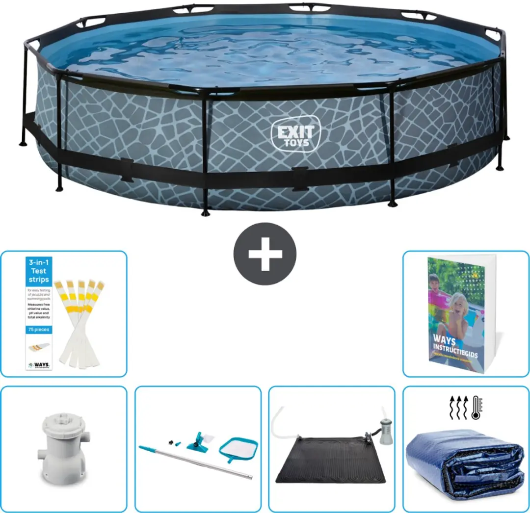 EXIT Toys Rond Zwembad 360x76cm