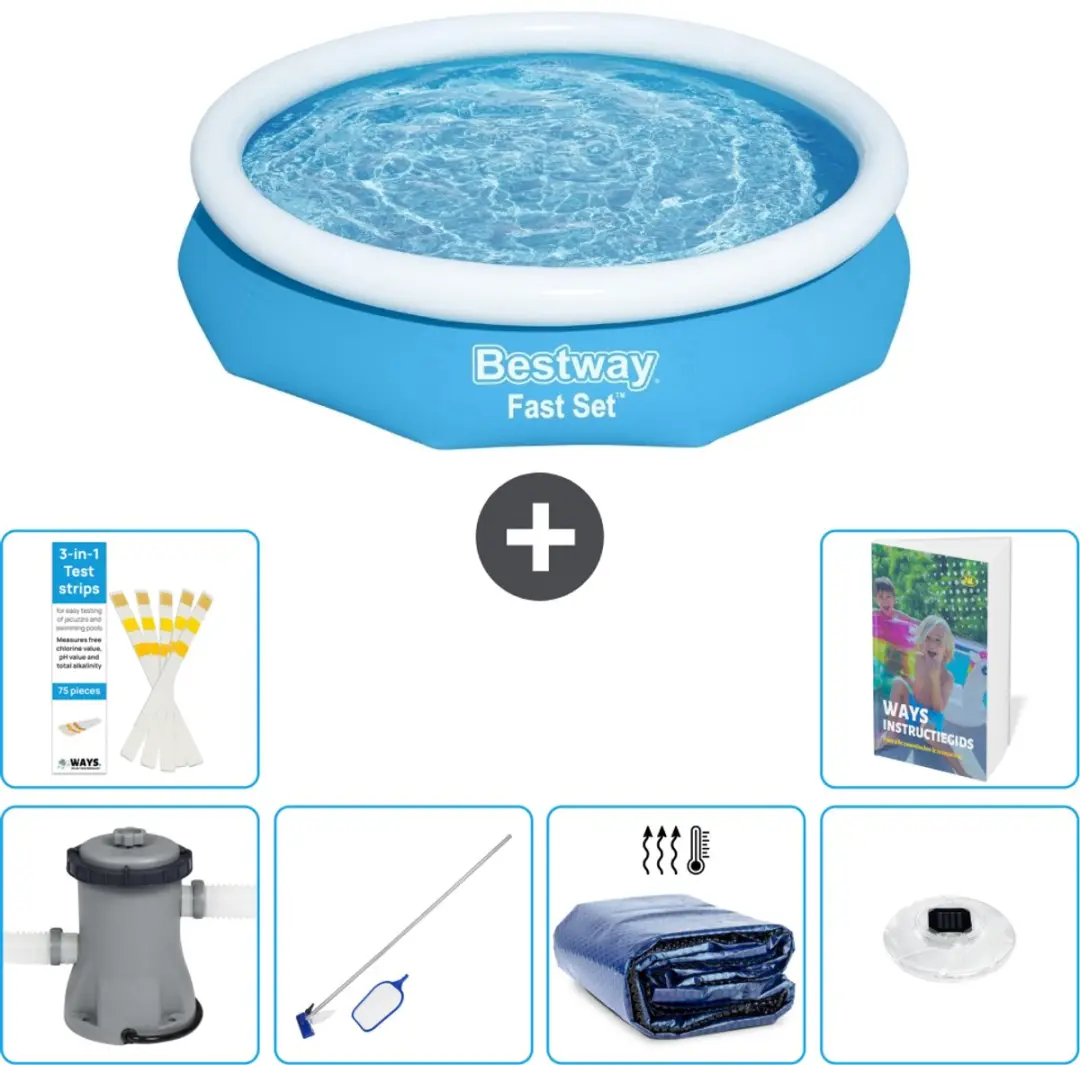 Bestway Fast Set Opblaaszwembad 305x66cm