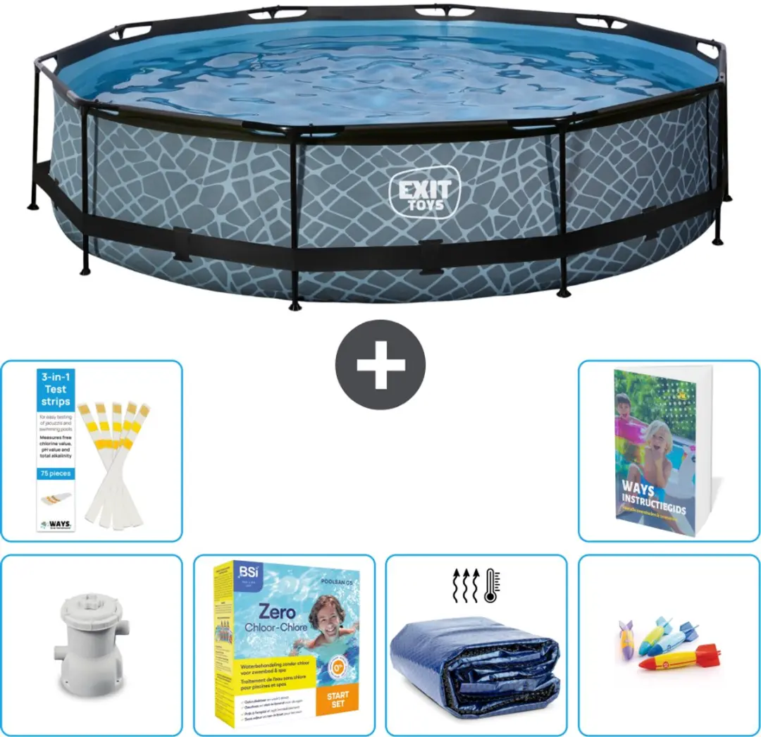 EXIT Toys Rond Zwembad 360x76cm