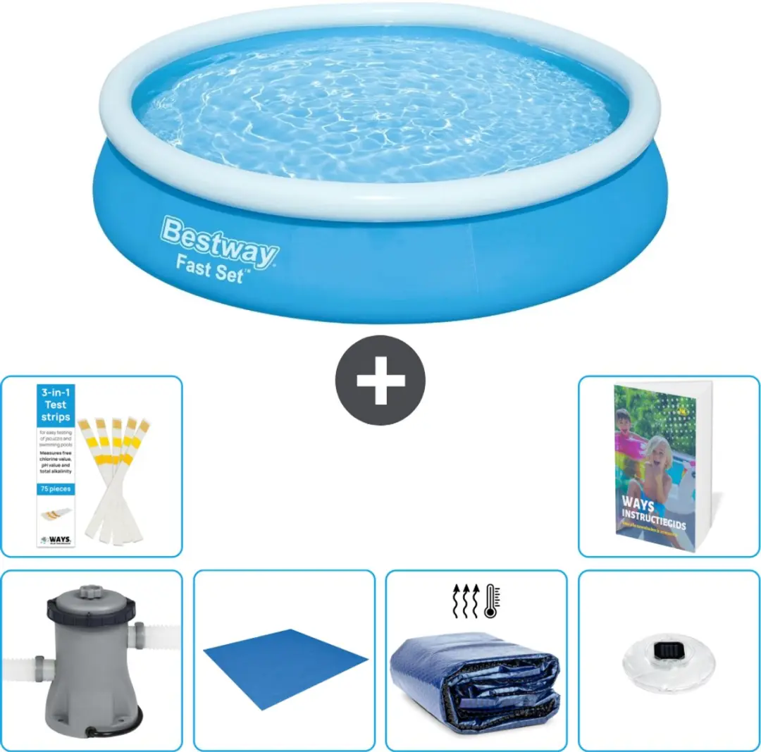 Bestway Fast Set Rond Zwembad 366x76cm