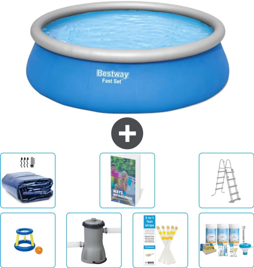 Bestway Fast Set Zwembad 457x122cm