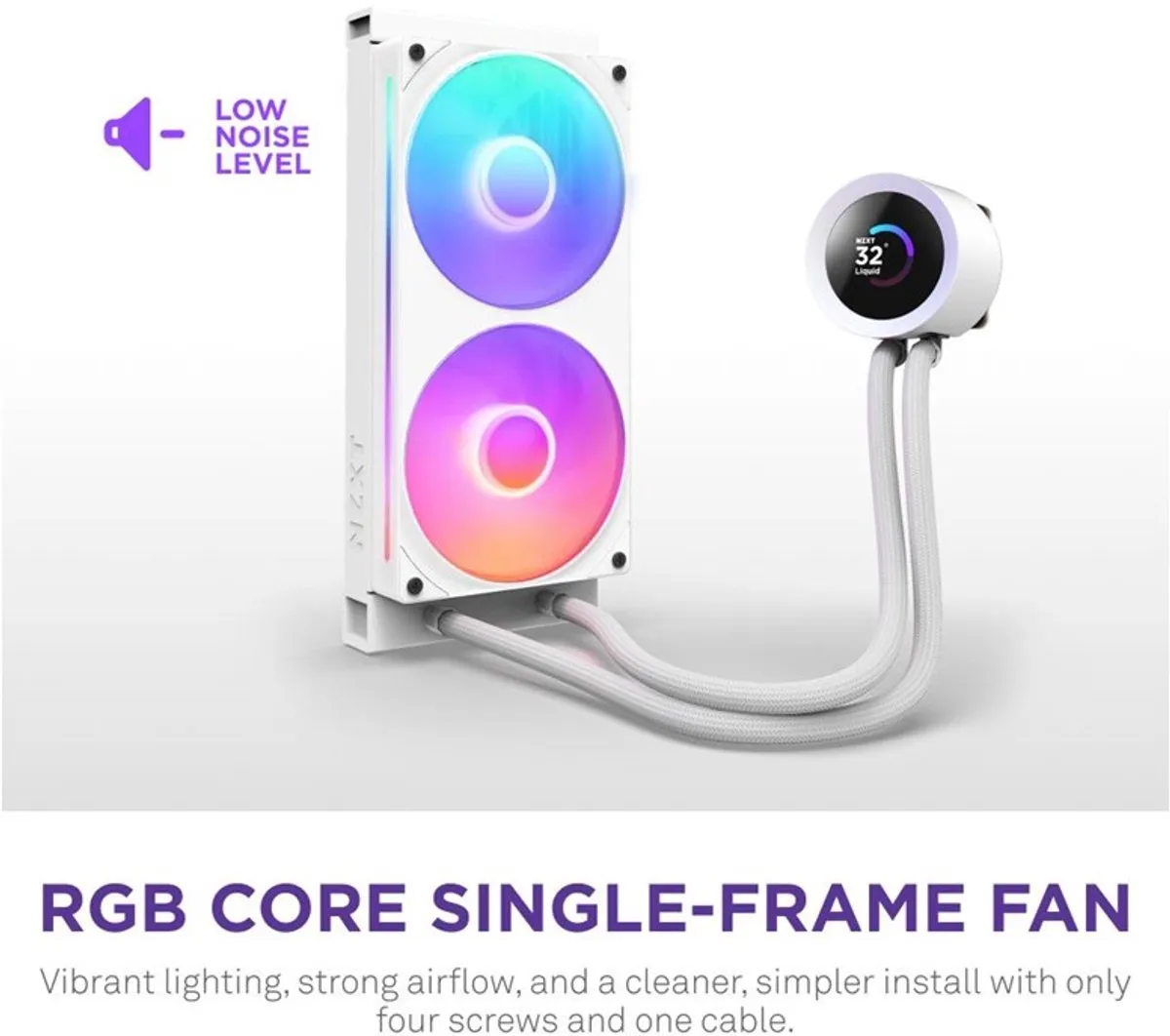 NZXT Kraken Plus RGB 240 RL-KR240-W2 - Wit
