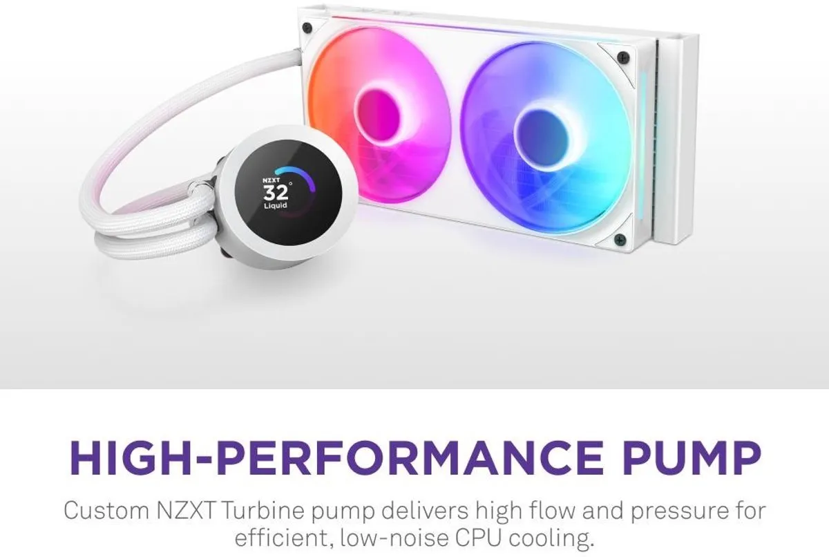 NZXT Kraken Plus RGB 240 RL-KR240-W2 - Wit