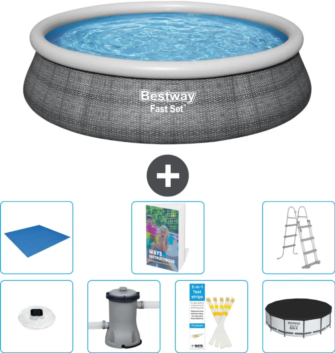 Bestway Fast Set Zwembad 457cm