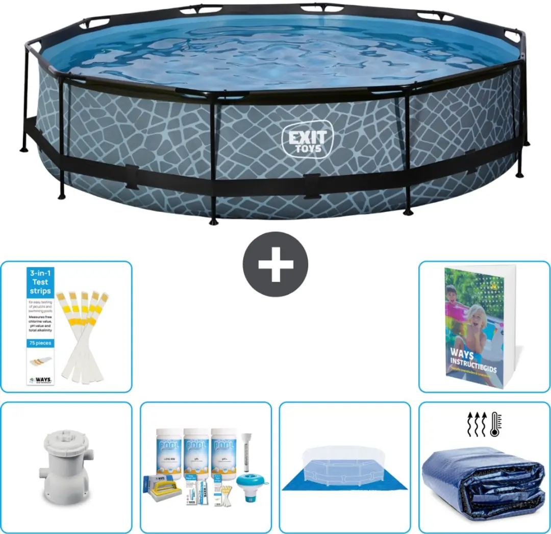 EXIT Toys Rond Zwembad 360x76cm