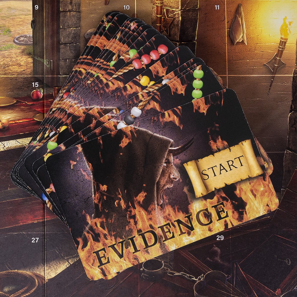 Tactic Crime Scene Lazio 1356 – Bordspel – Misdaadspel – Historisch Mysterie in een Klooster – Diepgaand Onderzoek en Deductie – Crime Scene Serie – Game Storm Studio -1 of Meer Spelers – Vanaf 18 Jaar