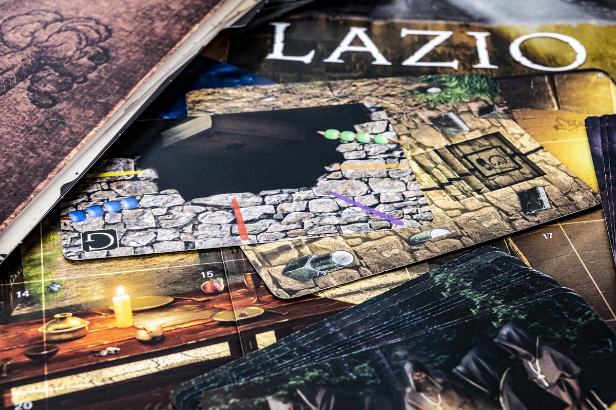 Tactic Crime Scene Lazio 1356 – Bordspel – Misdaadspel – Historisch Mysterie in een Klooster – Diepgaand Onderzoek en Deductie – Crime Scene Serie – Game Storm Studio -1 of Meer Spelers – Vanaf 18 Jaar
