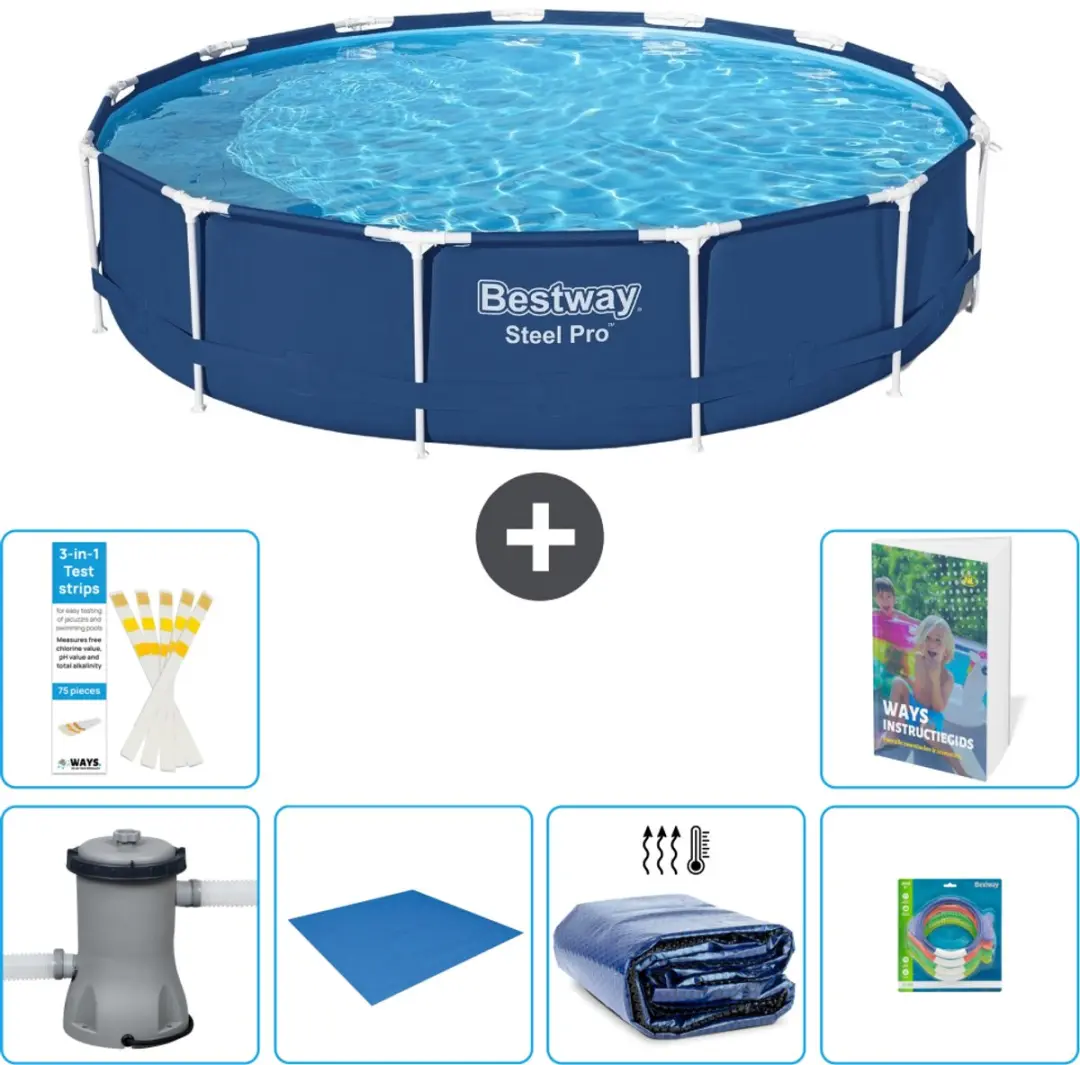 Bestway Steel Pro Zwembad 396x84cm
