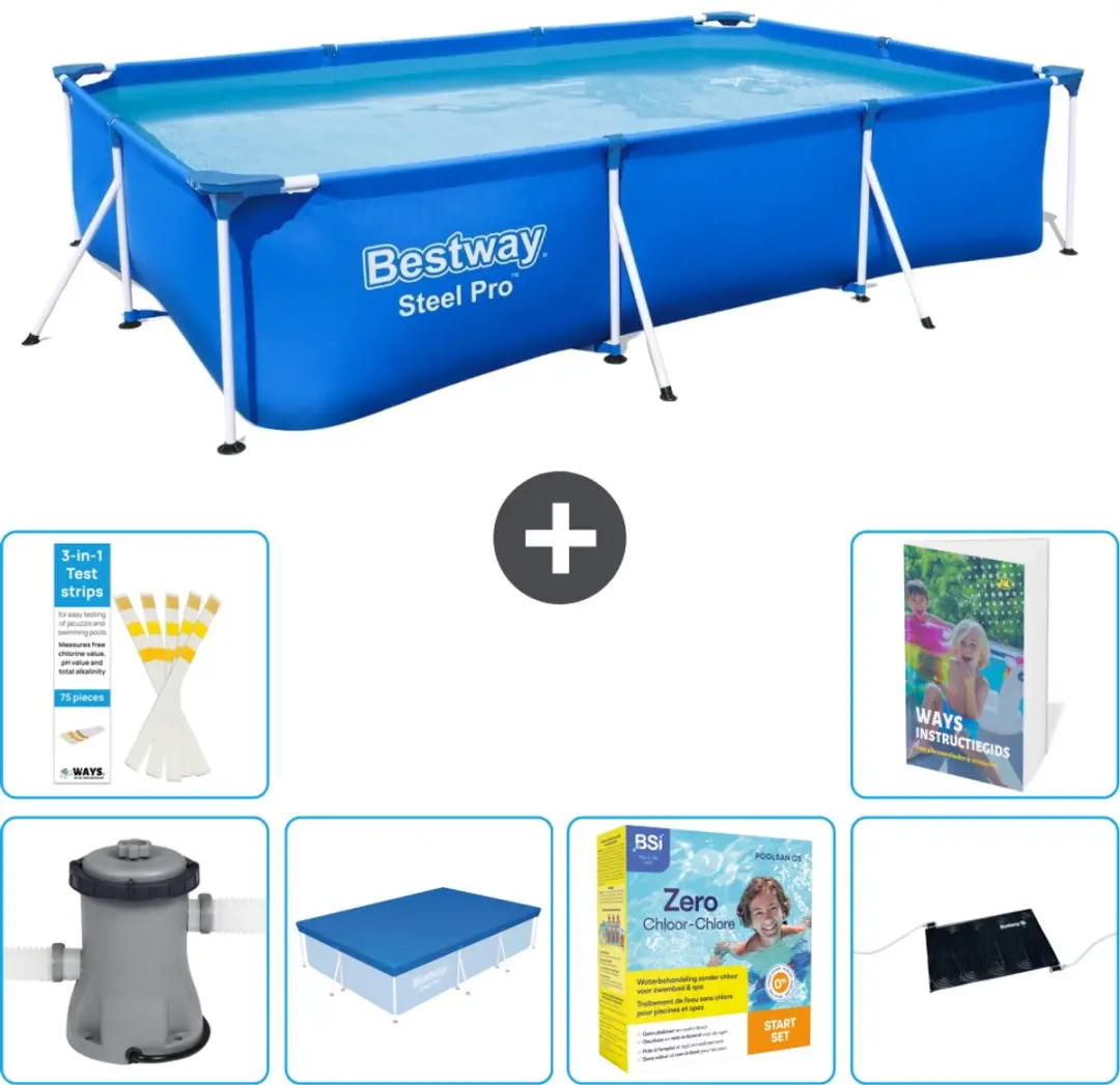 Bestway Steel Pro Zwembad 300x201x66cm