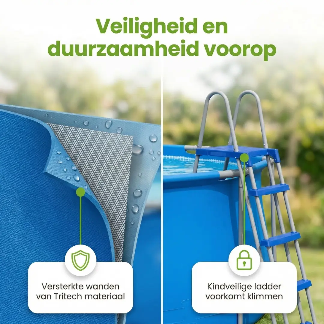 Bestway Fast Set Zwembad 457x122cm - 8-delig - Blauw