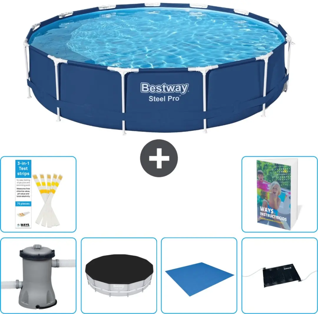 Bestway Steel Pro Zwembad 396x84cm