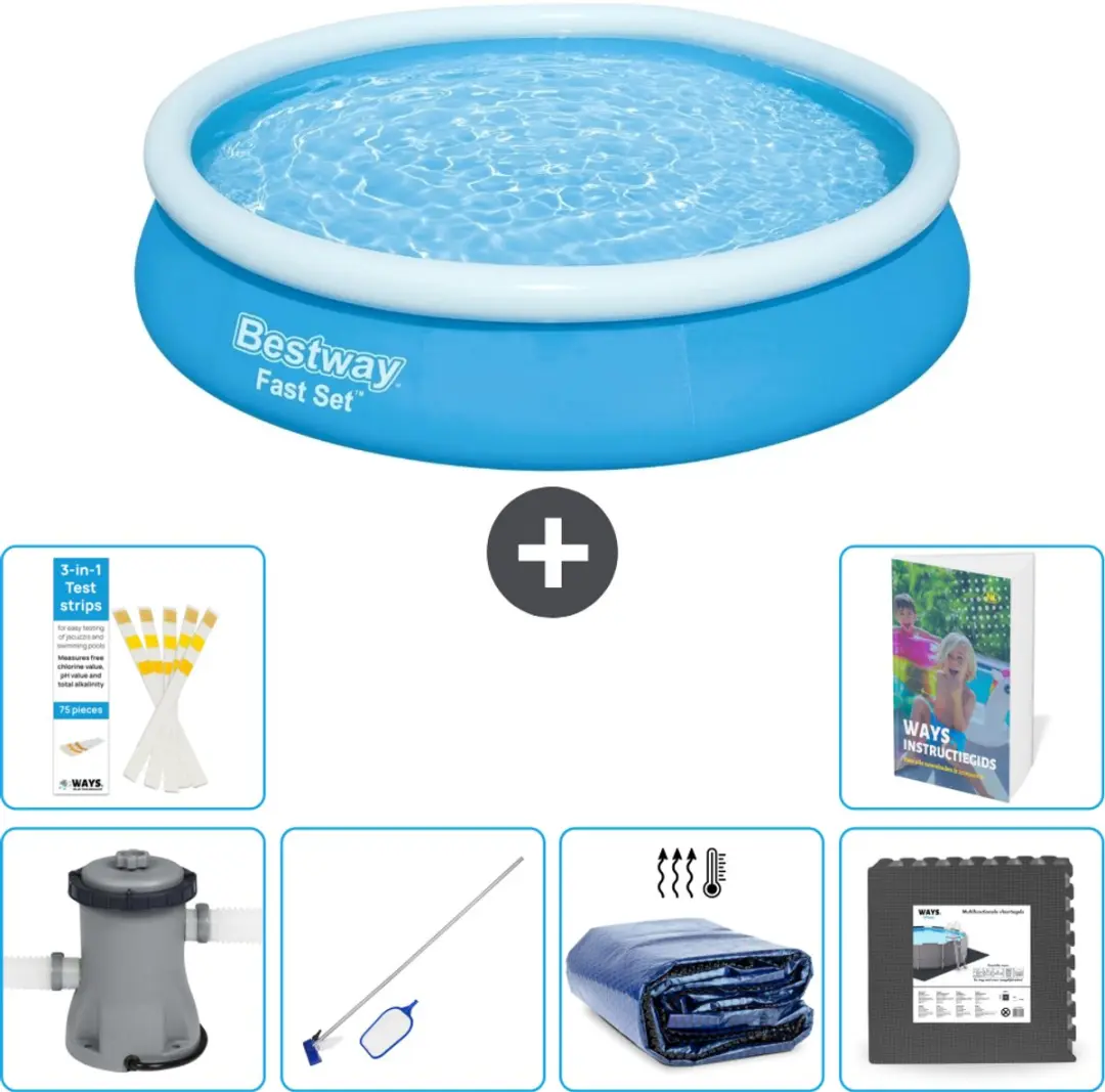 Bestway Fast Set Zwembad 366x76cm