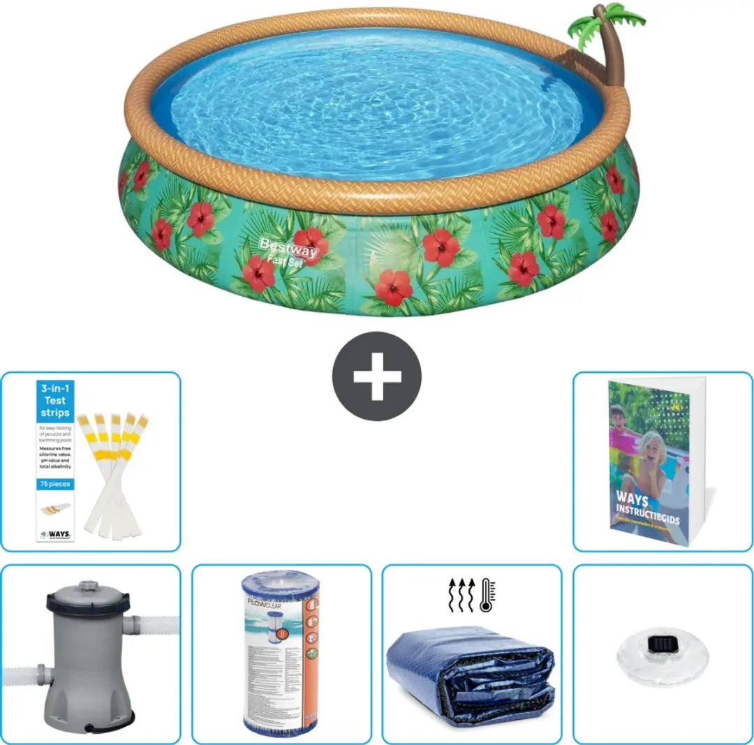 Bestway Paradijsprint Zwembad 457x84cm