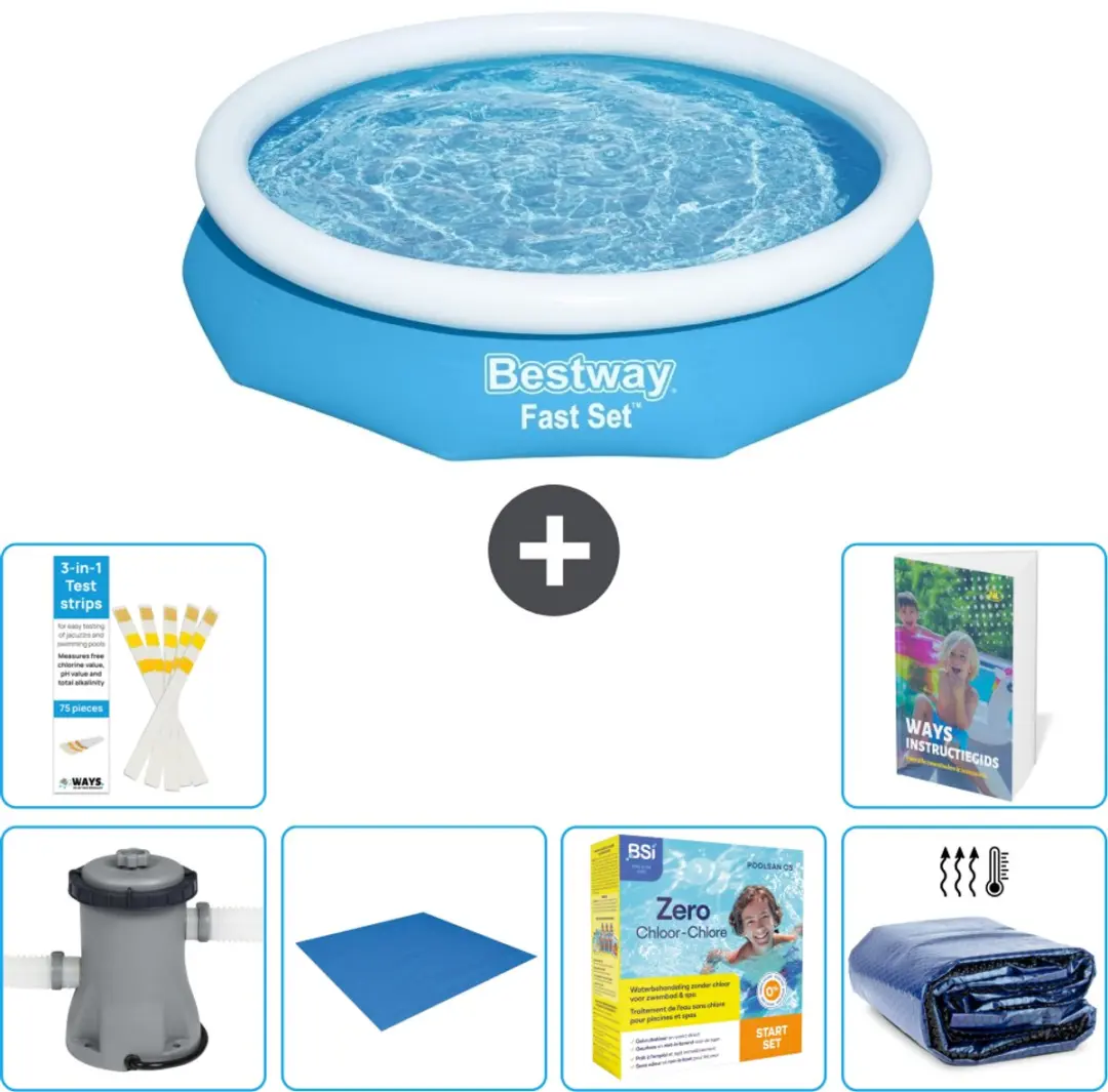 Bestway Fast Set Rond Zwembad 305x66cm