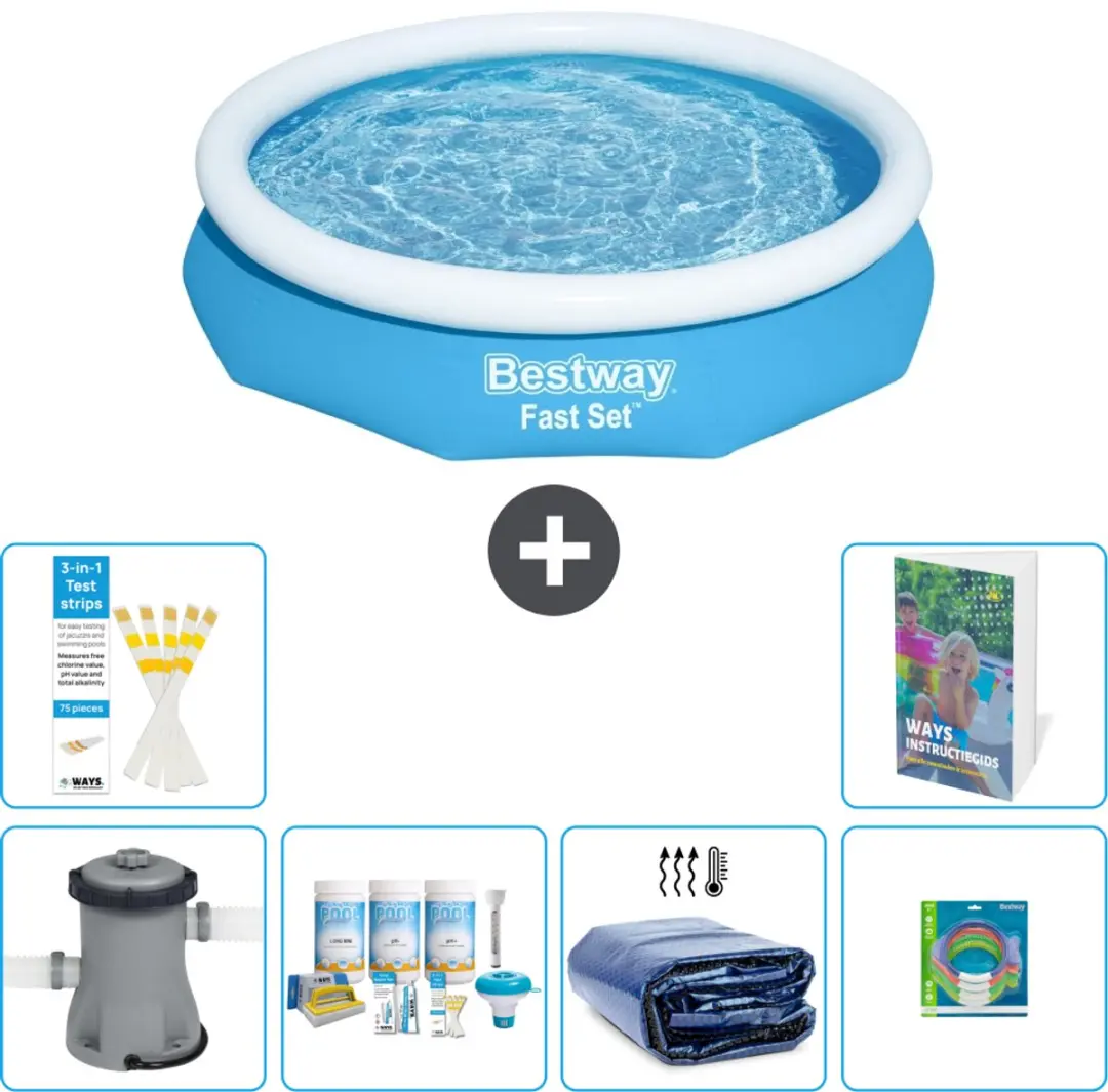Bestway Fast Set Zwembad 305x66cm